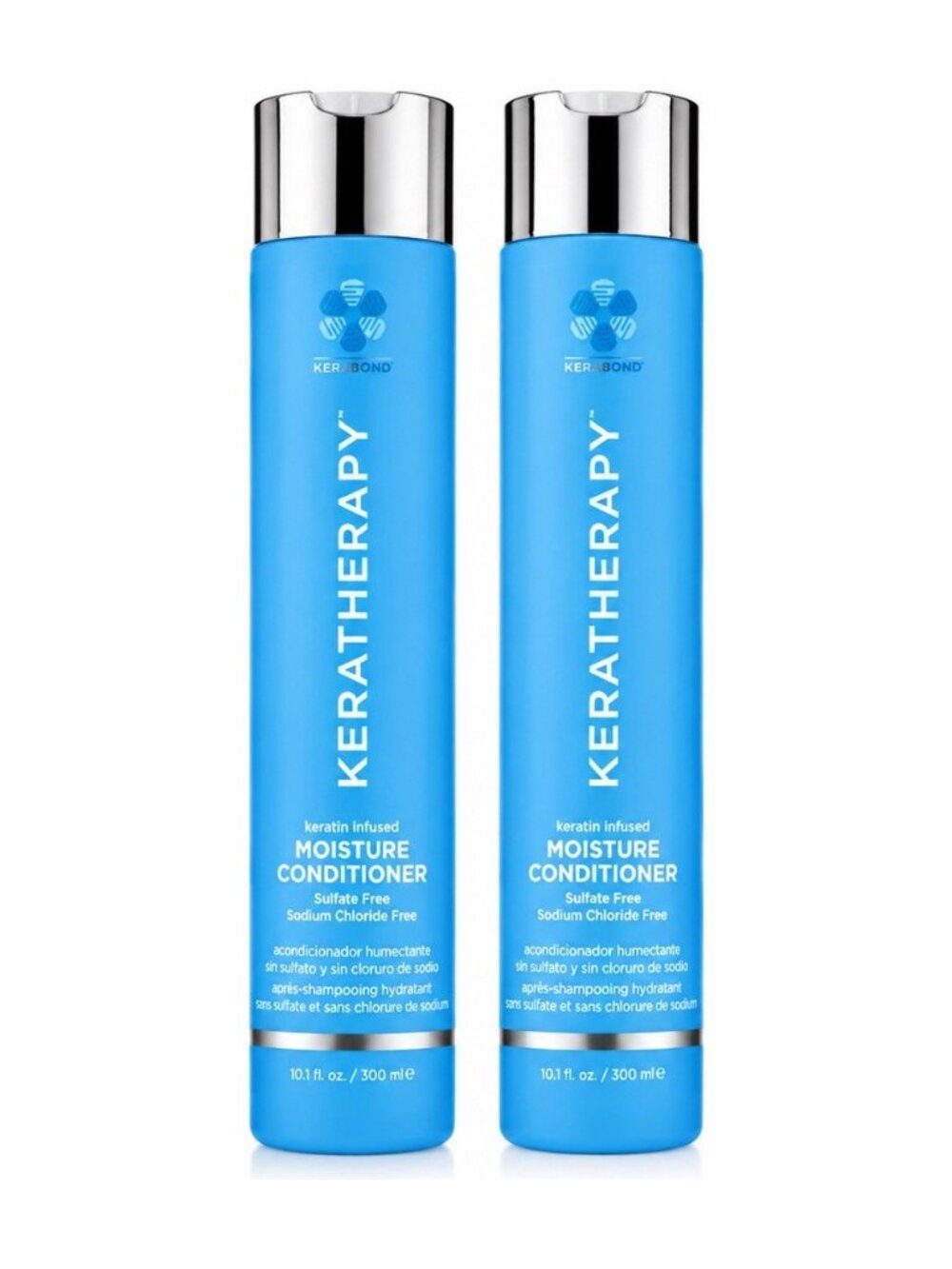 Keratherapy Moisture Conditioner Duo 10.1 fl oz 300ml Each Keratin Infused